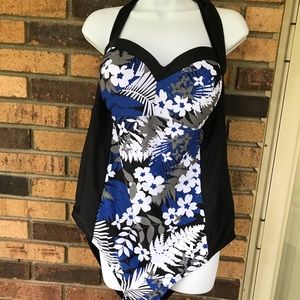 Halter tie bathing suit